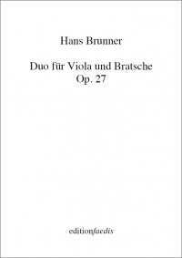 FAE115 • BRUNNER - Duo - Partitur und Stimmen (Ob, Va)