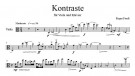 Notenbeispiel Bratsche / Vioa example